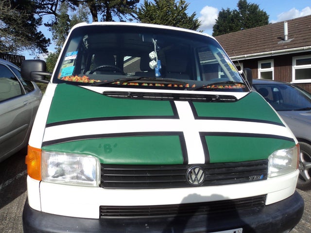 Custom hand stitched Flag Bonnet Bras for Volkswagens